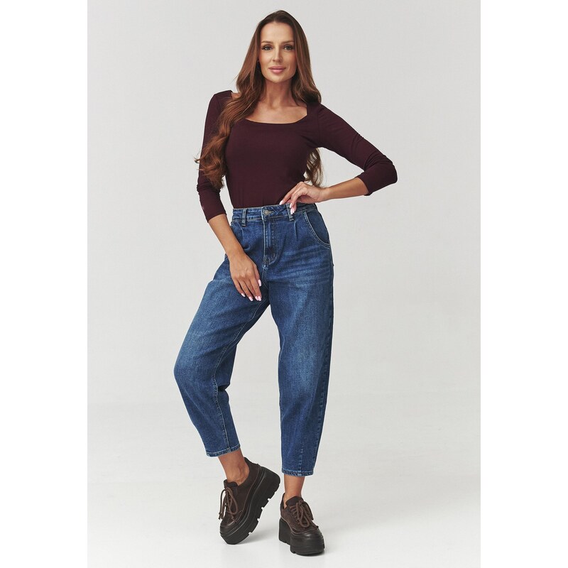 Makadamia Dámske džínsové nohavice s vysokým pásom | denim jeans C12 66078062