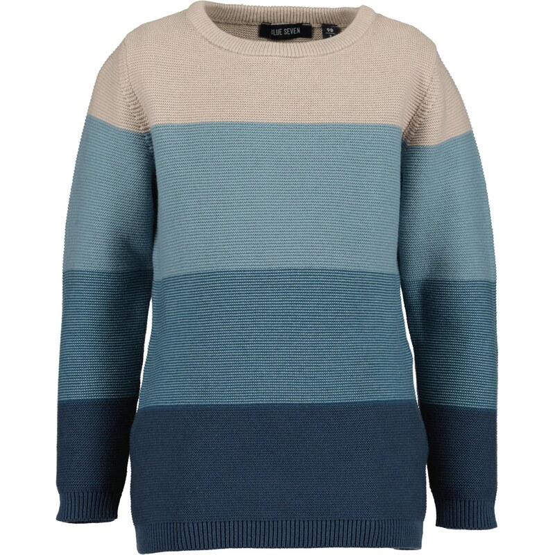BLUE SEVEN Sveter béžová / námornícka modrá / opálová / petrolejová 66078316