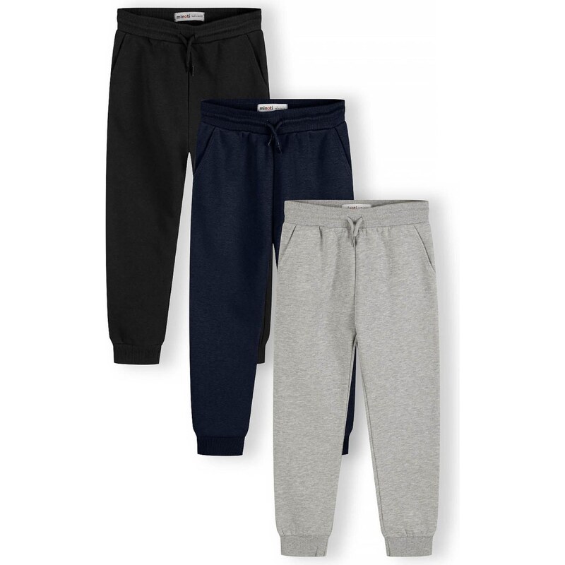 MINOTI Nohavice tmavomodrá / sivá melírovaná / čierna 66078575
