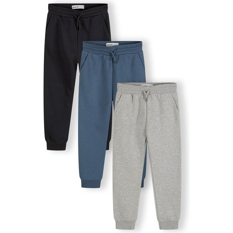 MINOTI Nohavice tmavomodrá / sivá melírovaná / čierna 66078576