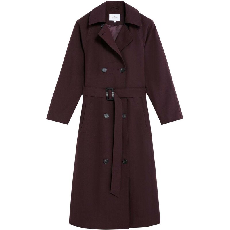 Scalpers Prechodný kabát burgundská 66078679