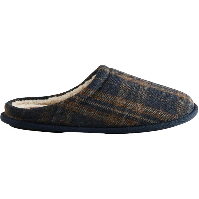 Next Papuče námornícka modrá / hnedá / mätová 66078962