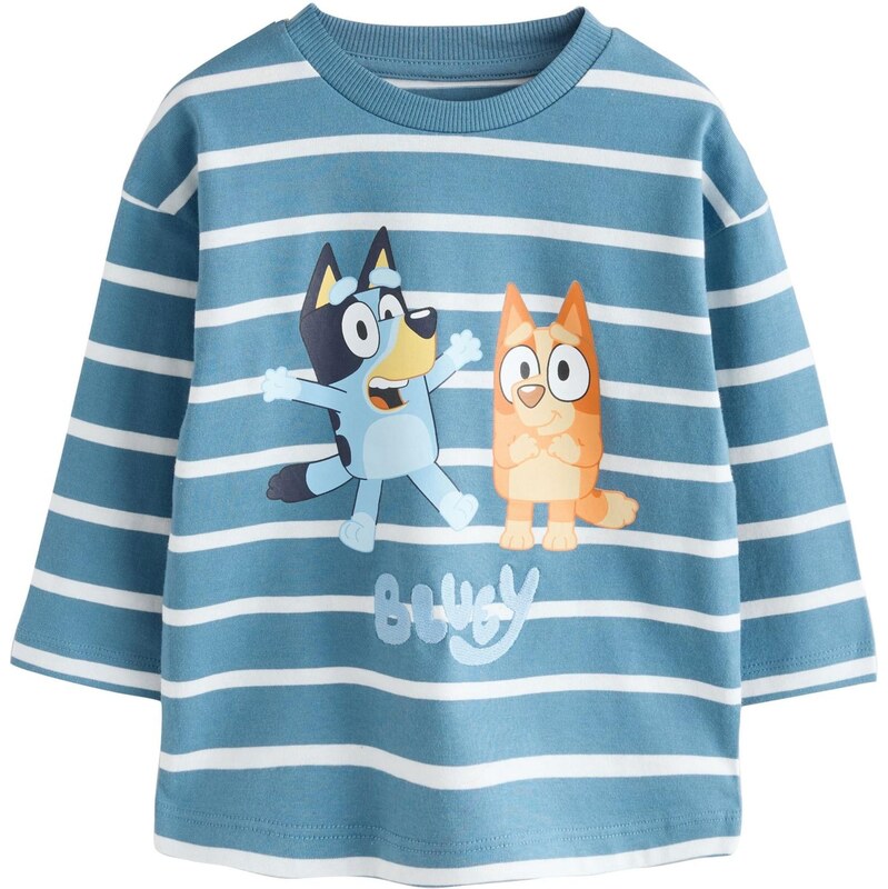 Next Tričko kráľovská modrá / svetlomodrá / oranžová / biela 66078931