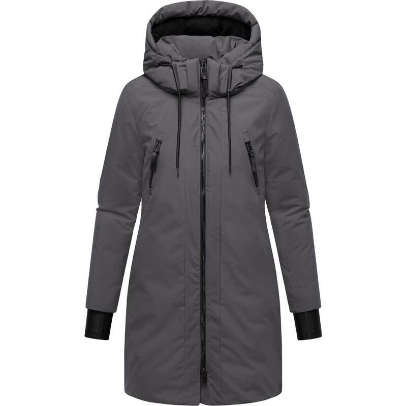 NAVAHOO Zimný kabát Winterzart 14 antracitová / čierna 66078971