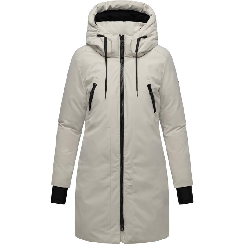 NAVAHOO Zimný kabát Zart 14 sivá / čierna 66078986