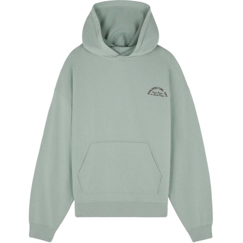 Scalpers Mikina Time Off hnedá / mätová 66079025