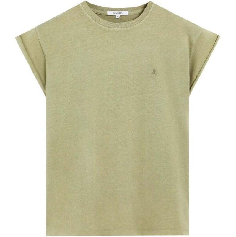 Scalpers Tričko olivová 66078999