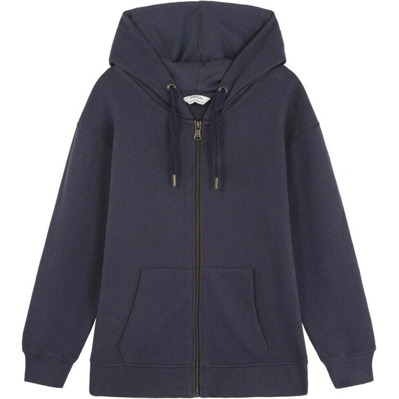 Scalpers Tepláková bunda námornícka modrá 66079021