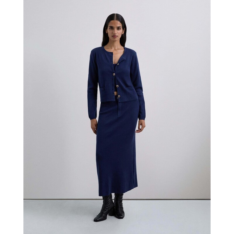 Scalpers Kardigán námornícka modrá 66079033