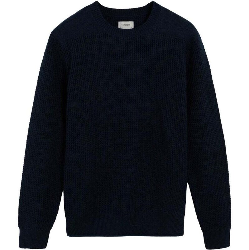 Scalpers Sveter Birming námornícka modrá 66079011