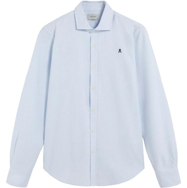 Scalpers Košeľa Peach F svetlomodrá / biela 66079023