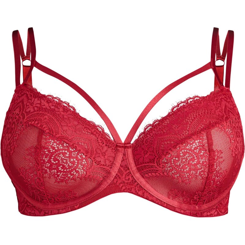 Devoted by Zizzi Podprsenka Lelsa červená 66079102