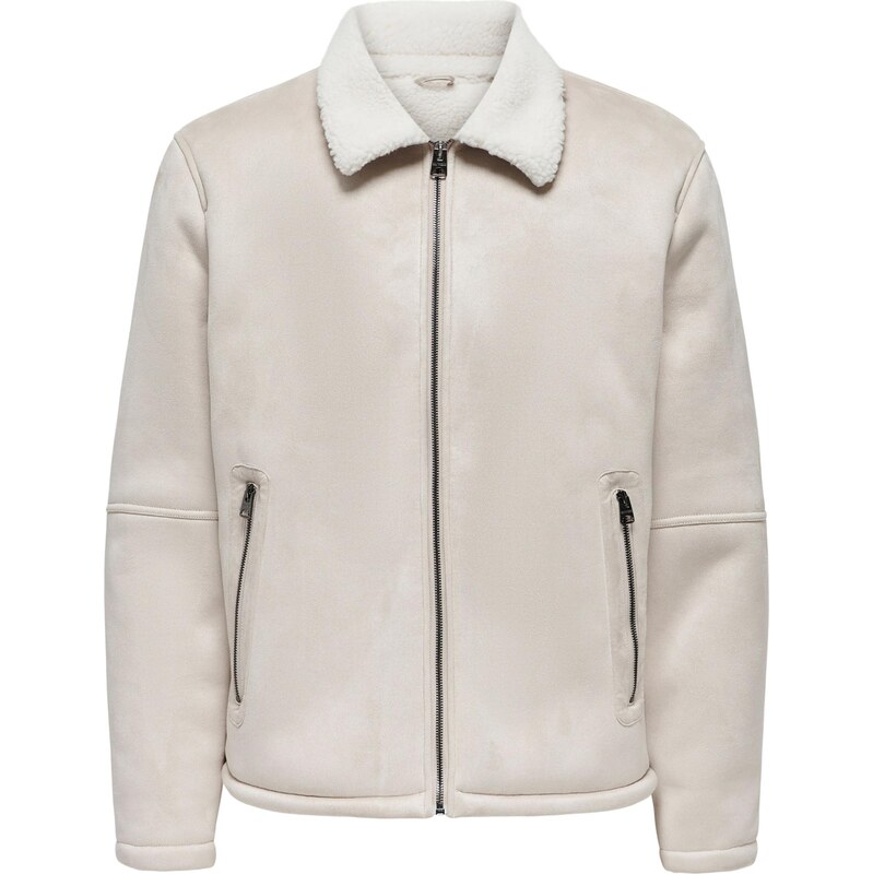 Only & Sons Prechodná bunda ONSROYCE striebornosivá 66079119