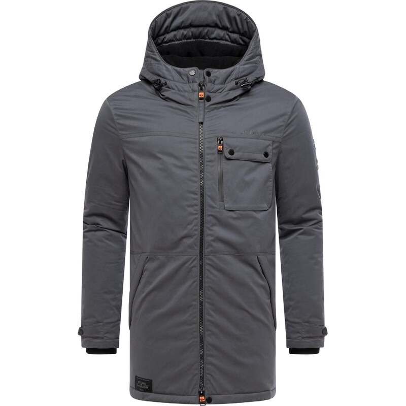 STONE HARBOUR Zimný kabát antracitová / čierna 66079197