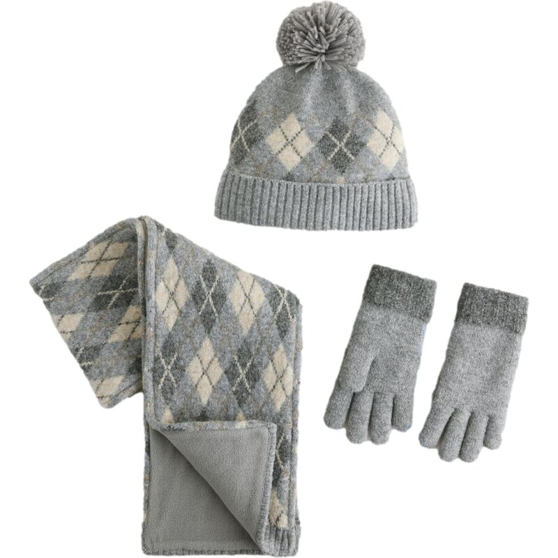 Next Set Mütze, Schal und Handschuhe zmiešané farby 66079227