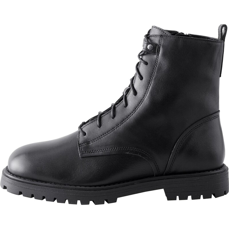 Next Šnurovacie členkové čižmy Forever Comfort čierna 66079267