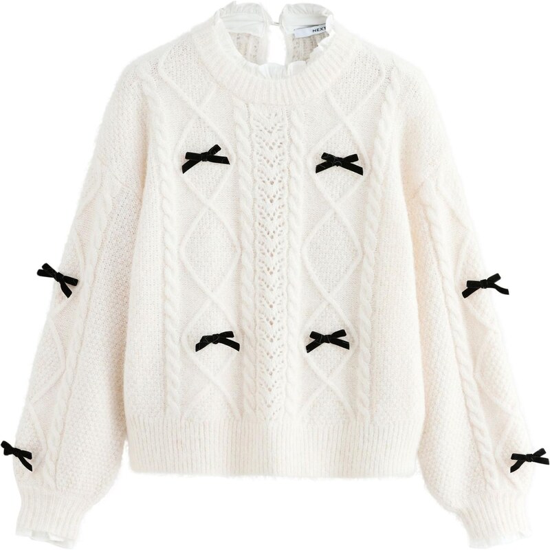 Next Sveter nebielená / čierna 66079306