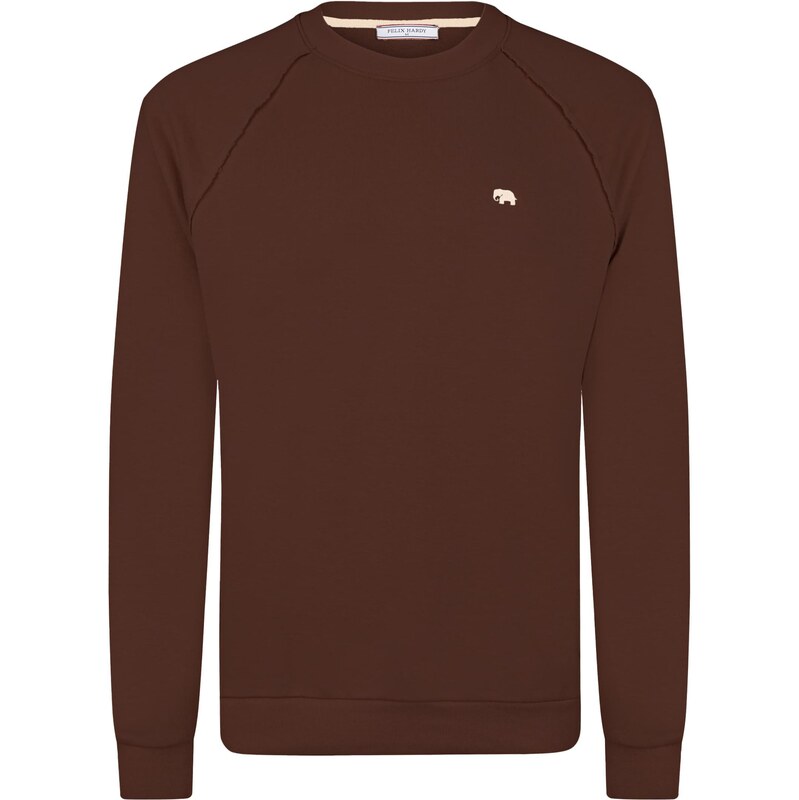 Felix Hardy Mikina hnedá / biela 66079367