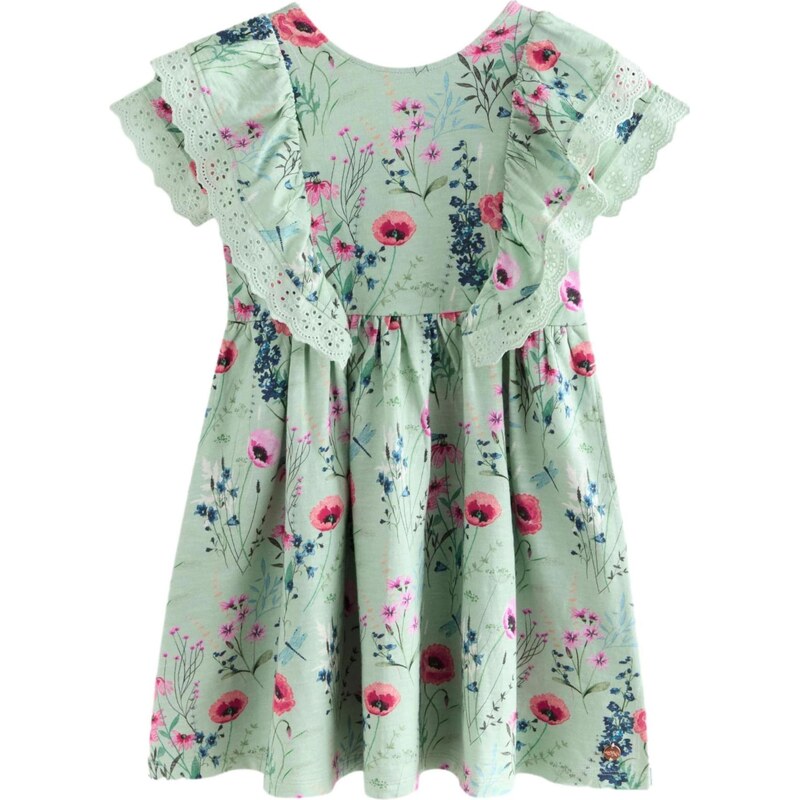 LAURA ASHLEY Šaty modrá / mätová / eozín / červená 66079472