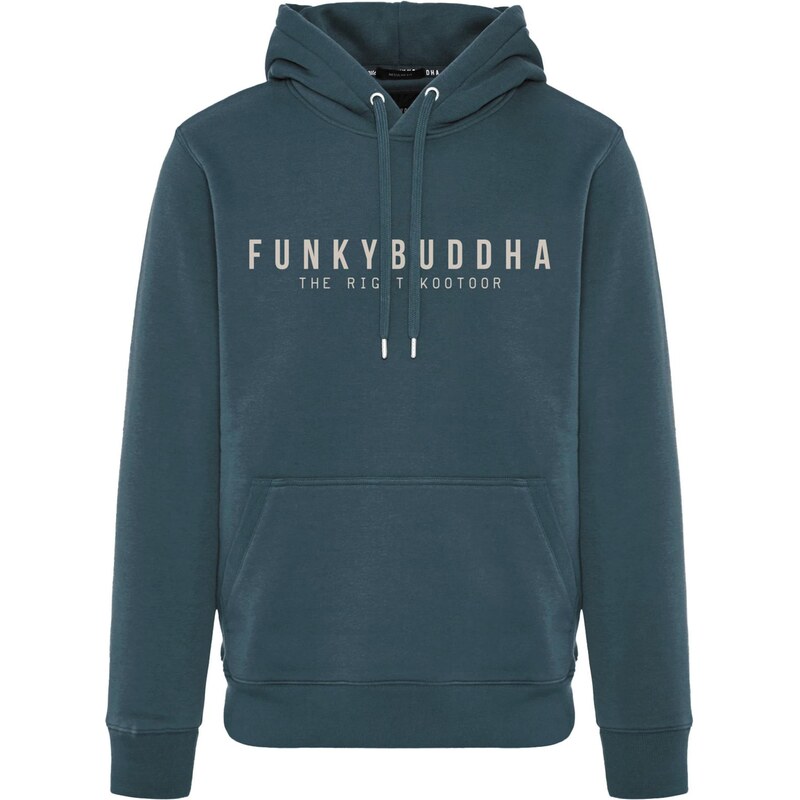 Funky Buddha Sveter petrolejová 66079527