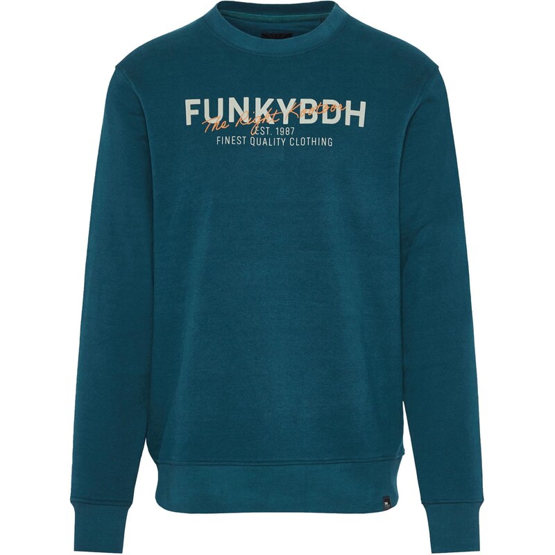 Funky Buddha Mikina petrolejová 66079532