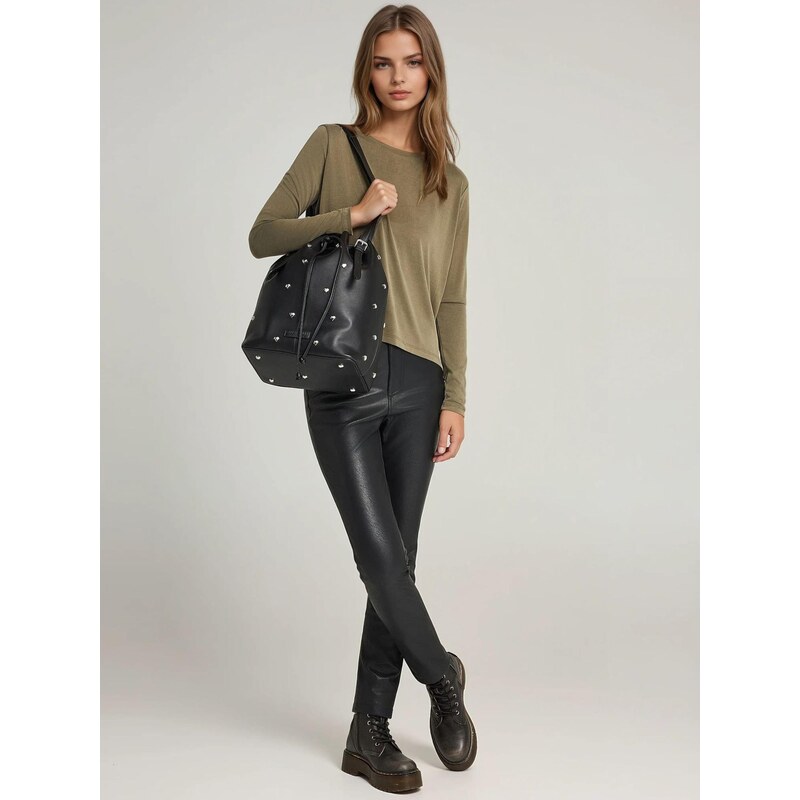 Funky Buddha Tričko olivová 66079566