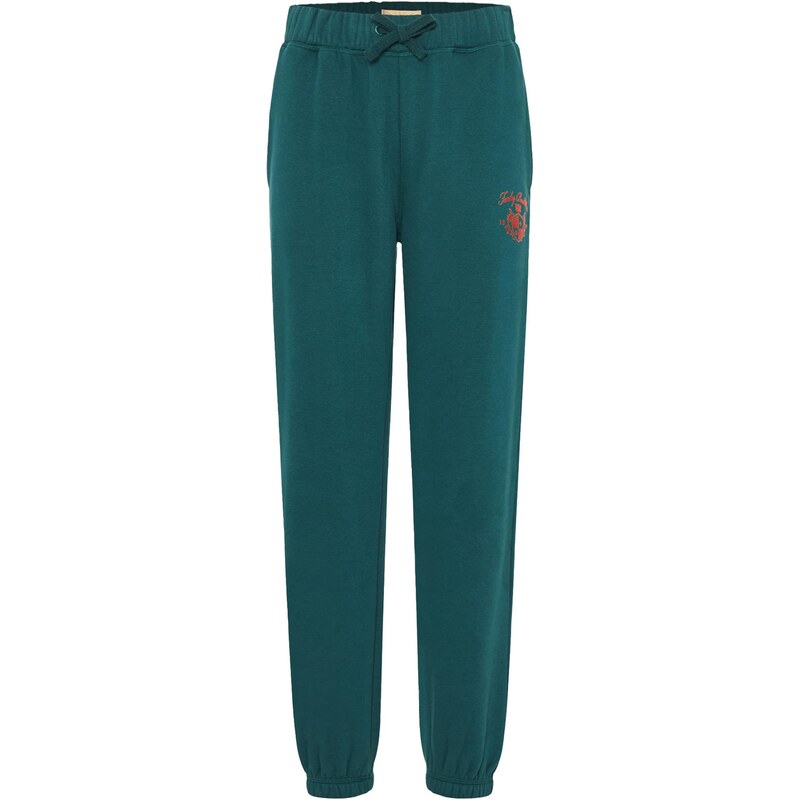 Funky Buddha Športové nohavice tmavozelená 66079552