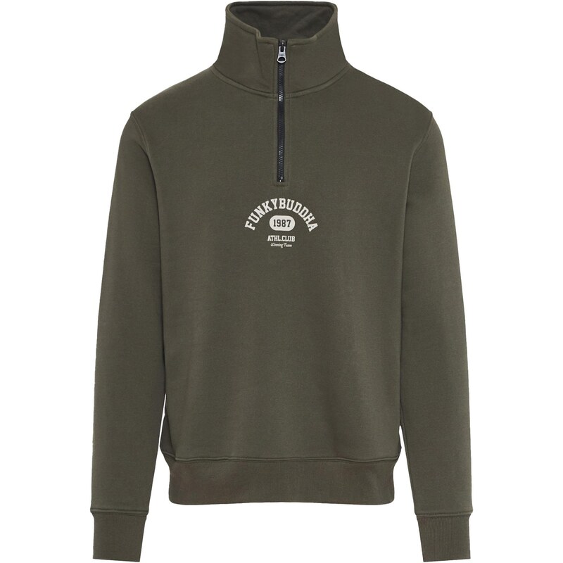 Funky Buddha Mikina olivová 66079536