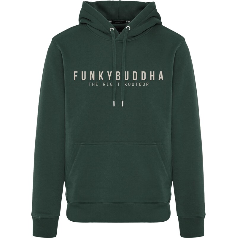 Funky Buddha Sveter tmavozelená 66079570