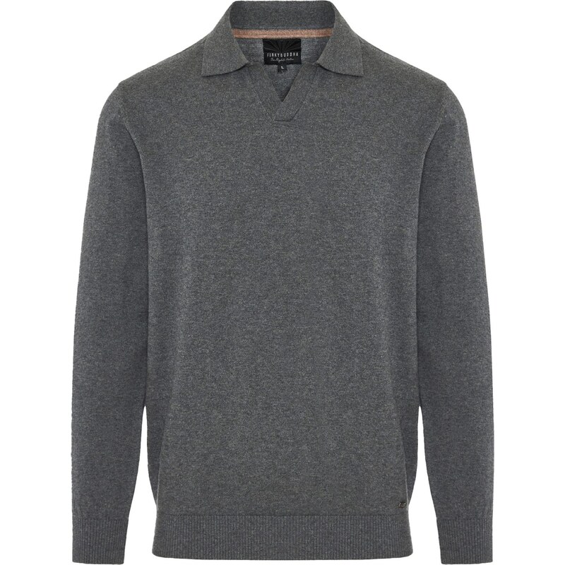 Funky Buddha Sveter sivá 66079584