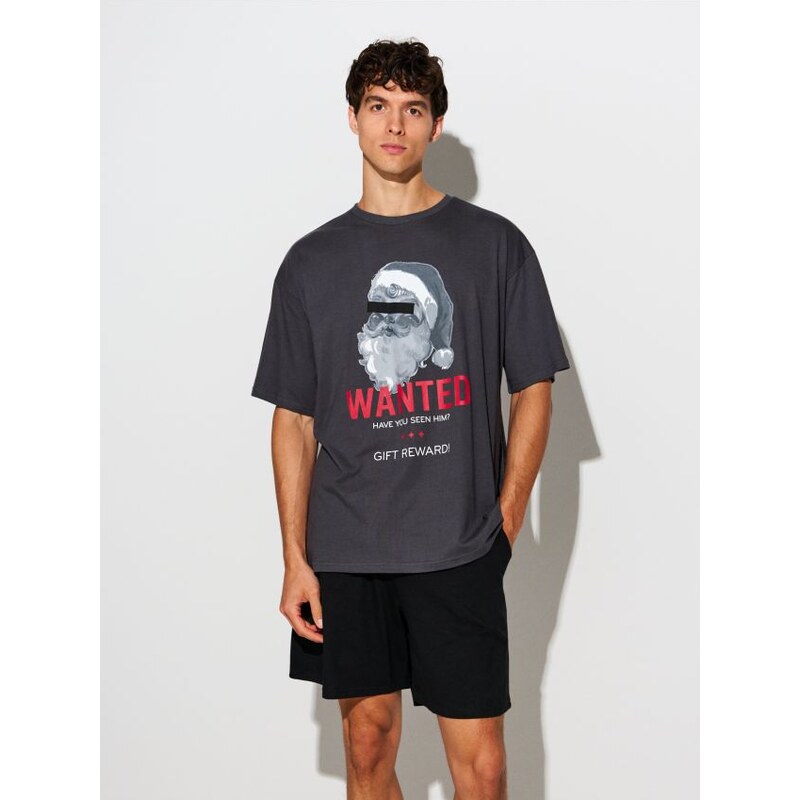 Sinsay - Dvojdielne oversize pyžamo - viacfarebná 66078726