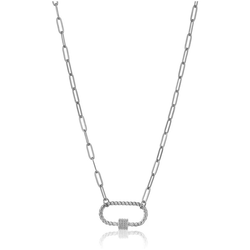 Marc Malone Originálny oceľový náhrdelník Hailey Silver Necklace 66585841