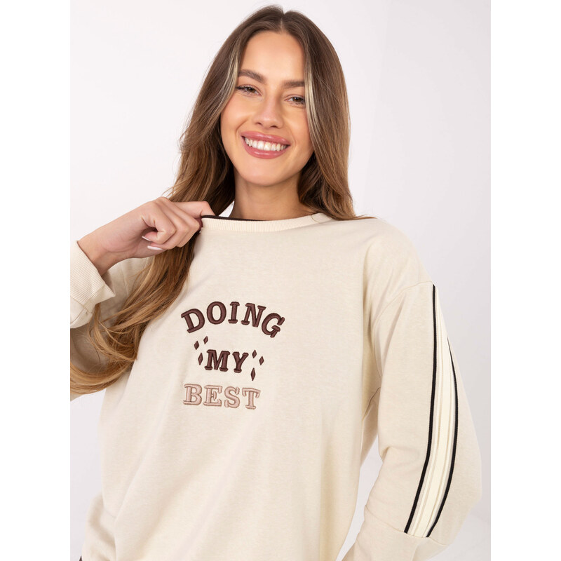 RELEVANCE Sweatshirt-RV-BL-A942.62-light beige 66079895