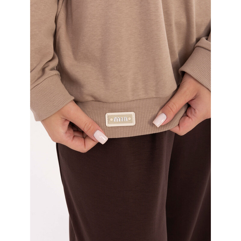 RELEVANCE Sweatshirt-RV-BL-A941.58-dark beige 66079901