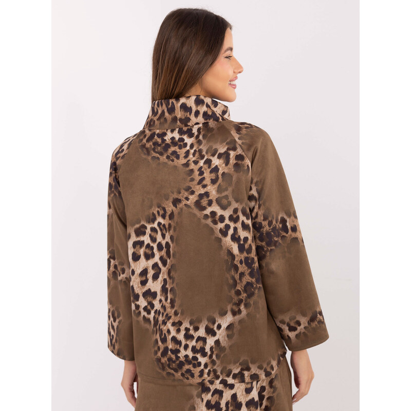 Italy Moda Sweatshirt-IT-BL-21613-4.11-khaki 66079909