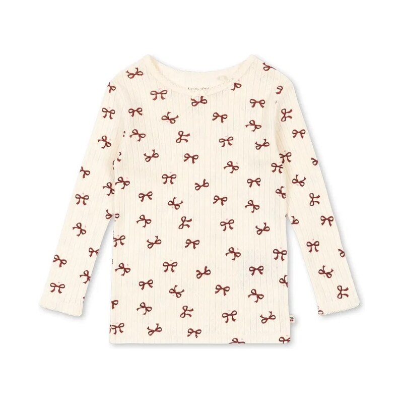 Detská bavlnená košeľa s dlhým rukávom Konges Sløjd MINNIE BLOUSE GOTS 66082873