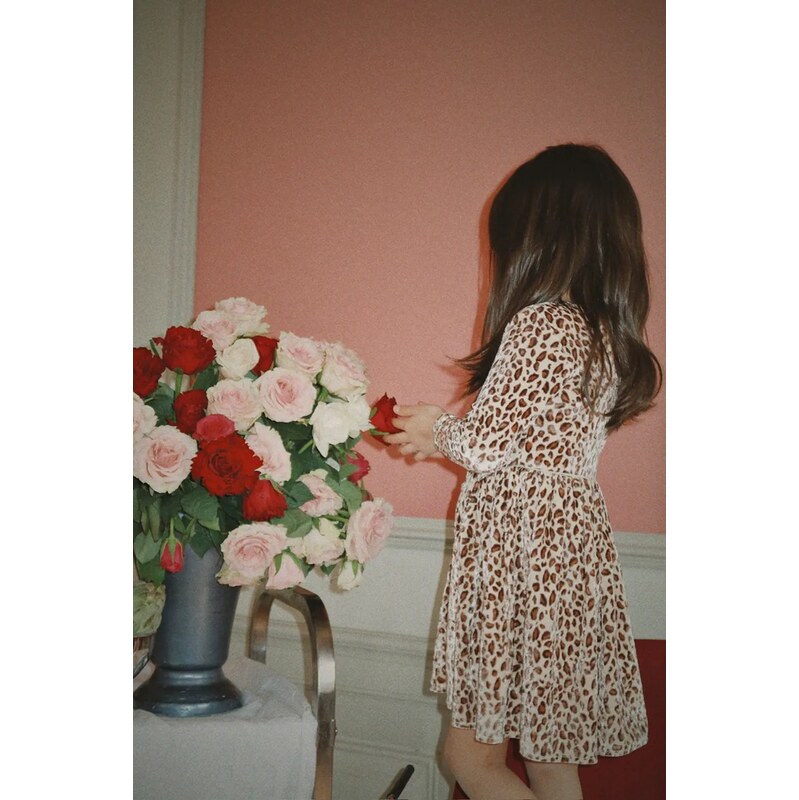 Dievčenské šaty Konges Sløjd CARLITO DRESS GRS 66082908