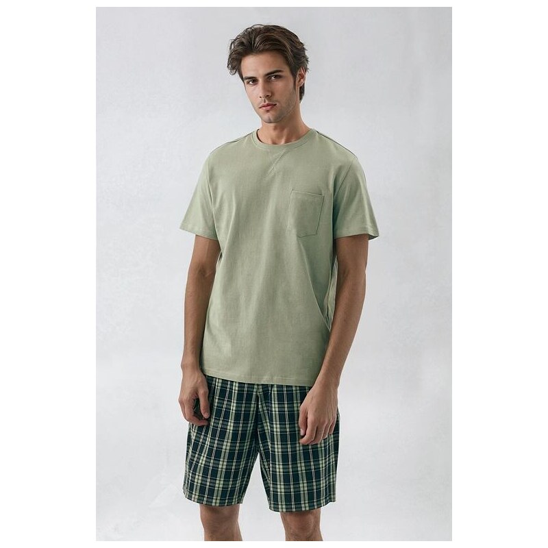 Henderson Pánske pyžamo Dexter zelené 61864967