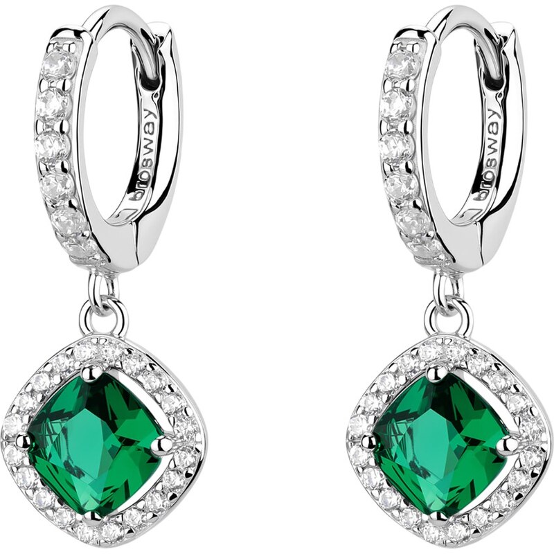 Brosway Trblietavé kruhové náušnice s kubickými zirkónmi Fancy Life 66583597