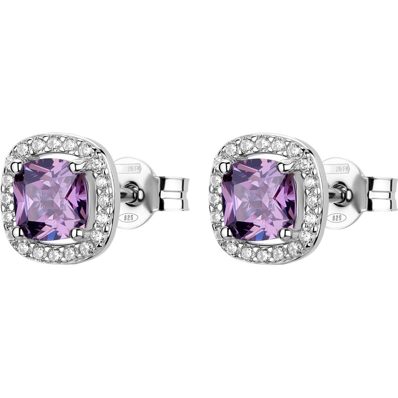 Brosway Prekrásne strieborné náušnice Fancy Magic Purple FMP124 66590475