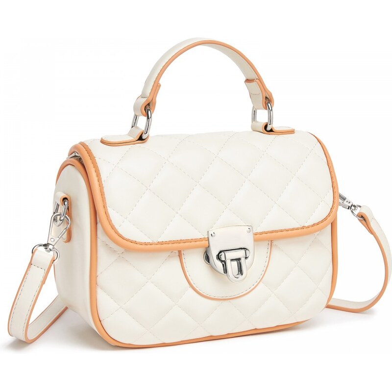 Miss Lulu Kabelka - prešívaná kabelka na každý deň, béžová 66082787