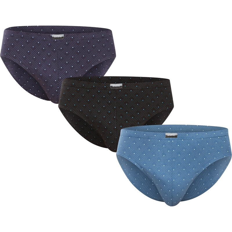 3PACK pánske slipy Andrie viacfarebné (PS 3592) 4 67740738