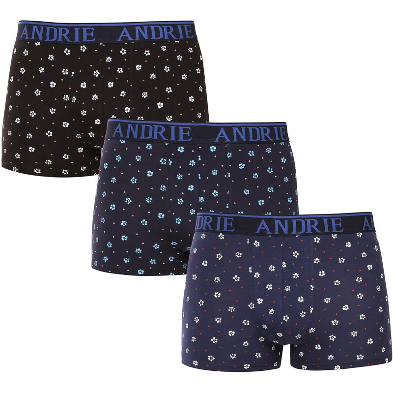 3PACK pánske boxerky Andrie viacfarebné (PS 5710) 66083396