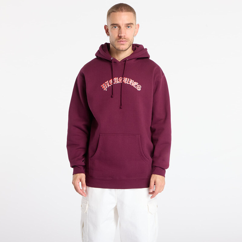 Mikina PLEASURES Mirror Hoodie Eggplant M 66087515