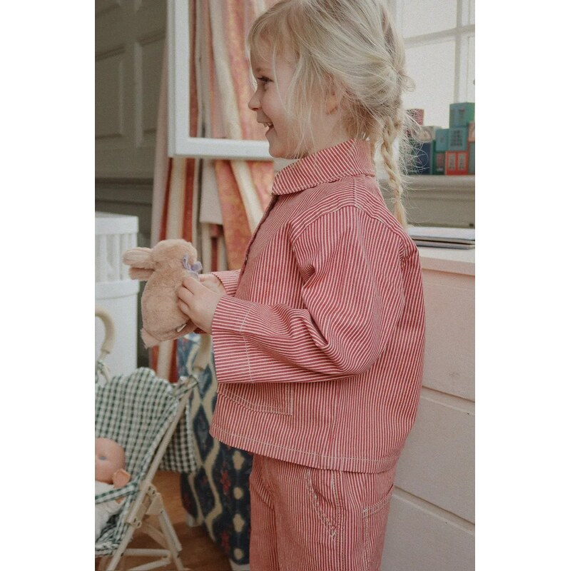 Detská bavlnená bunda Konges Sløjd LUC SHIRT JACKET GOTS 66091456