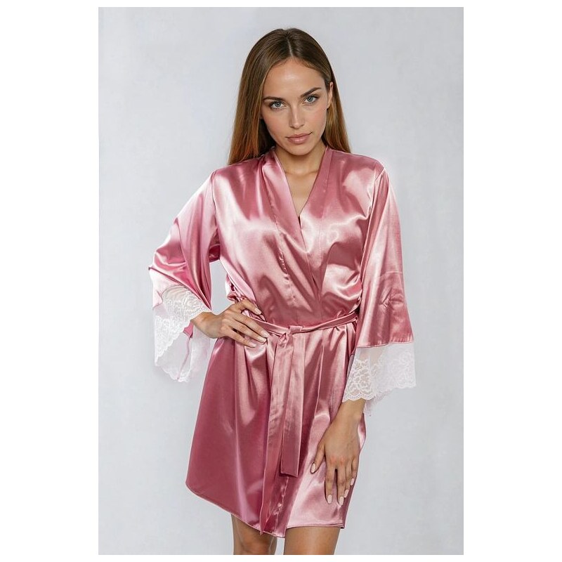 DKaren Saténový župan Adelaide staroružový 25869748