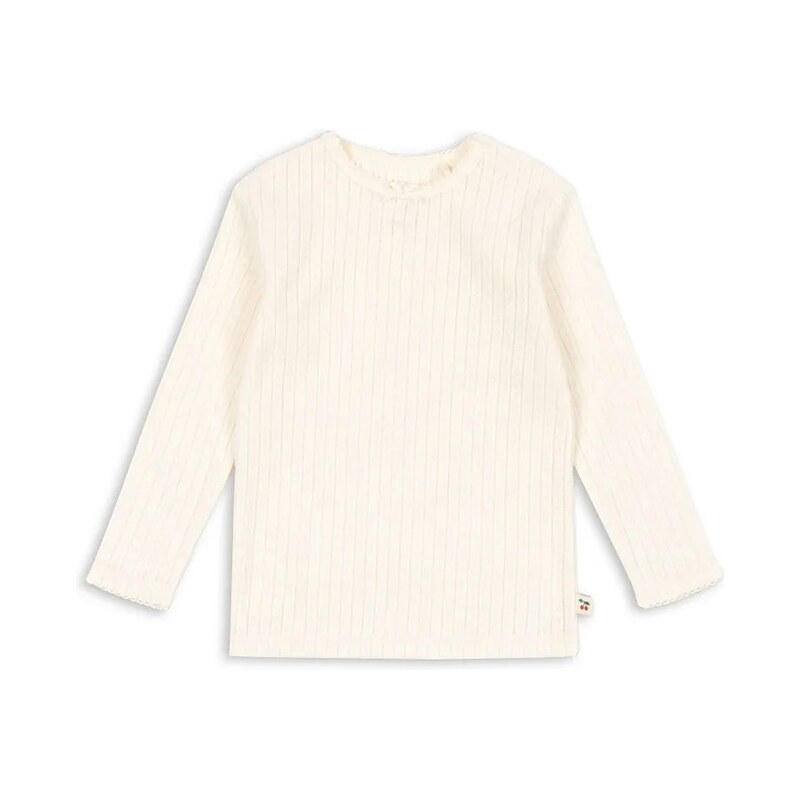 Bavlnené tričko s dlhým rukávom Konges Sløjd MINNIE BLOUSE GOTS 66087696