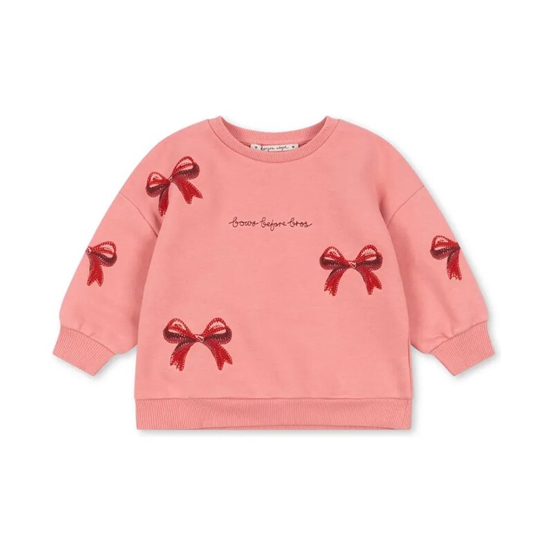 Detská mikina Konges Sløjd LOU BOW SWEAT SHIRT OCS 66087699