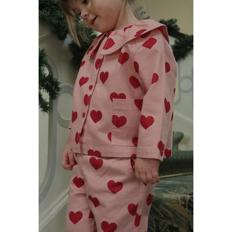 Detská rifľová bunda Konges Sløjd MAGOT COLLAR JACKET GOTS 66087708