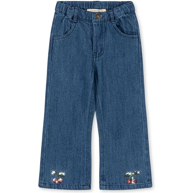 Detské rifle Konges Sløjd ELBA FLARE JEANS GOTS 66087716